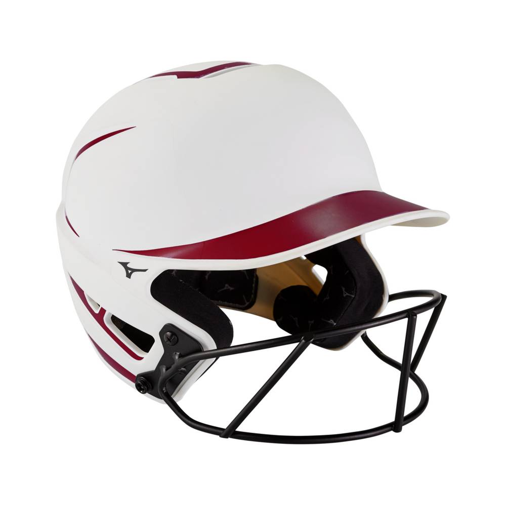 Casco Mizuno F6 Fastpitch Softball Batting Mujer Blancas España PIOE-24093